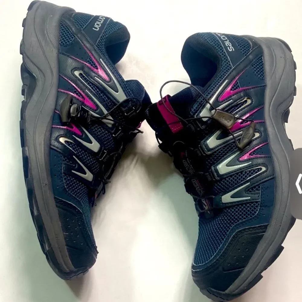 Salomon XA Comp 7 Waterproof Hiking Adventure Trail Running Women Shoes Sz9.5 US